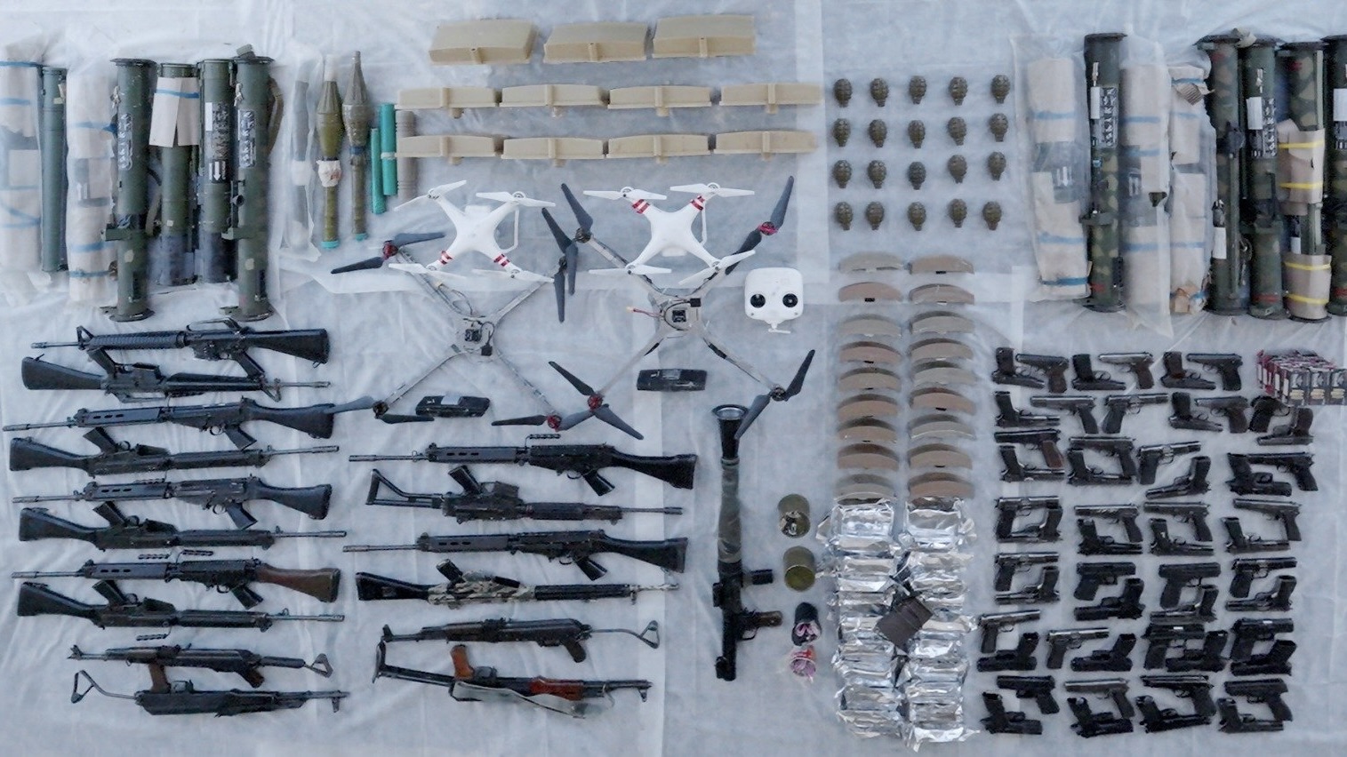 Shin Bet weapons seizure