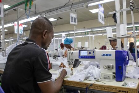 workers locked in benin factory garment worker in Benin