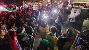 Protest against Israeli Maccabi football team