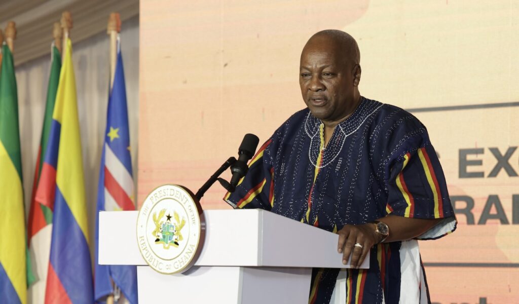 Ghanaian President John Mahama