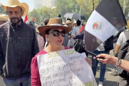 Screenshot Protester "Gen Z" Mexico march