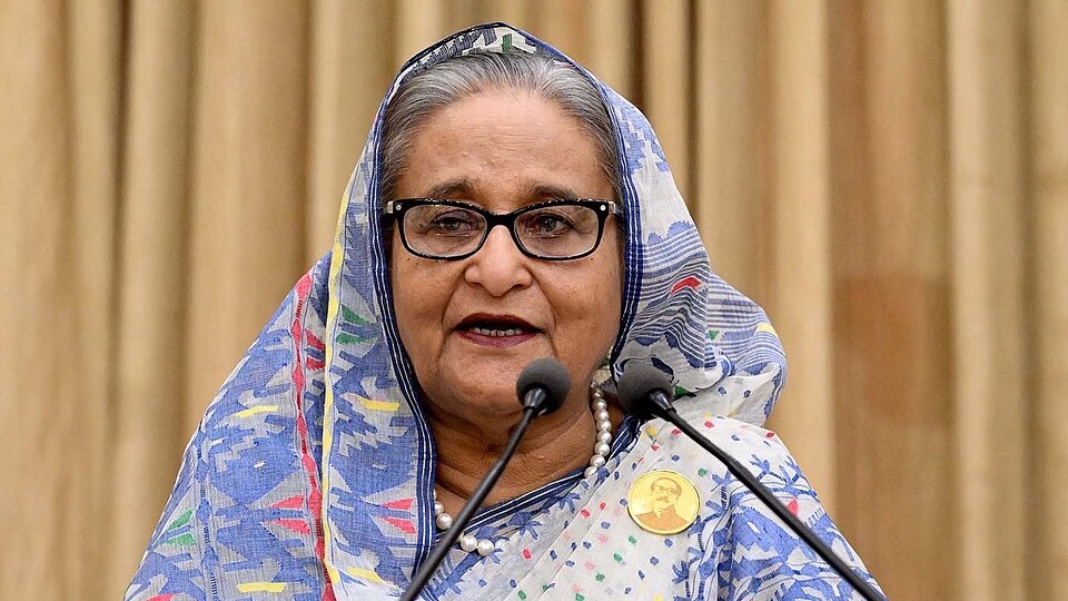 former prime minister of Bangladesh Sheikh Hasina