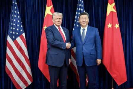 xi trump photo 2 US President Donald Trump Chinese President Xi Jinping