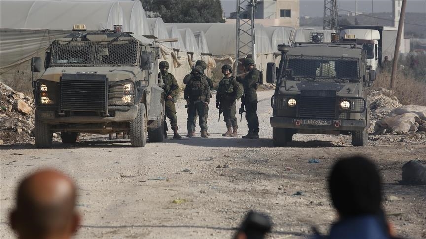 Israeli forces in the West Bank