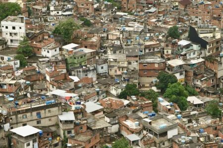 Poverty in Latin America declining Rocinha is the biggest favela, shanty-town, in South-America with about 200.000 inhabitants.