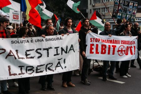 Romania PSCJ head Source: Palestine Solidarity Cluj-Napoca/Facebook