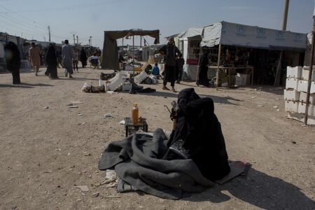 Syria refugee camp 2019 Al-Hol Camp, Syria, 2019.