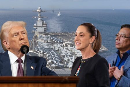 Trump threatens military operations in Colombia and Mexico Trump issues threats against Colombian President Gustavo Petro and Mexican President Claudia Sheinbaum. Photo: Peoples Disp