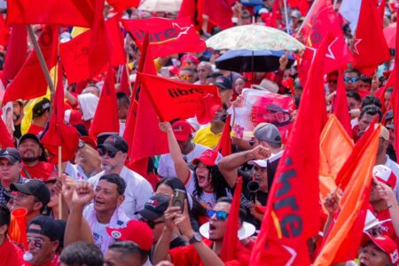 libre campaign rally LIBRE campaign rally in November ahead of the elections. Photo: LIBRE