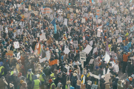 100K-march-for-general-strike-in-MN-1_cropped Over 100,000 people flooded downtown Minneapolis for the January 23 general strike. Photo: Maya Rait