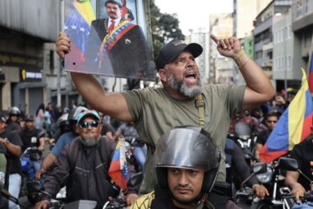 Caracas Venezuela protest Sunday Mobilization Caracas Venezuela Sunday January 4