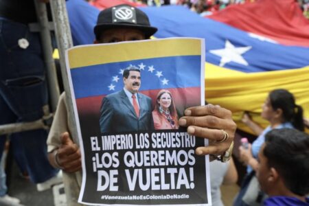 Caracas mobilization january Caracas, Venezuela mobilization