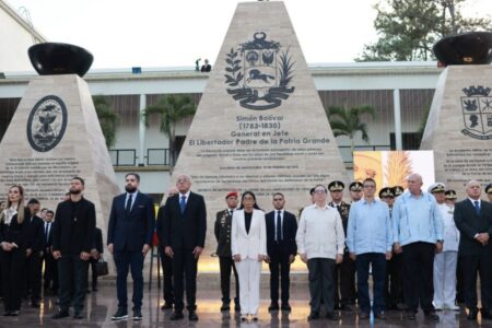 Ceremony Venezuelan Cuban Fighters Caracas Jan 8 Ceremony in Caracas fallen fighters