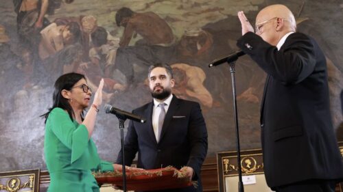 Juramentación de Delcy Rodríguez