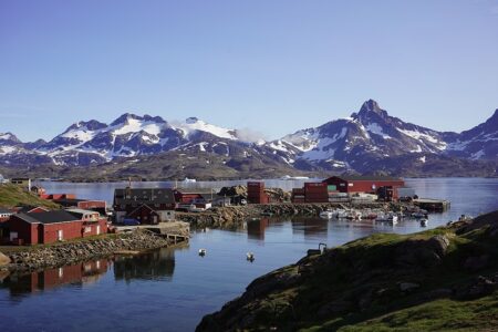 Harbor Greenland Harbor in Tasiilak, Greenland. Photo: Ray Swi-hymn / Wikimedia Commons