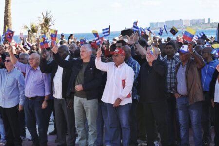 Havana Cuba rally for Venezuela Havana Cuba rally for Venezuela