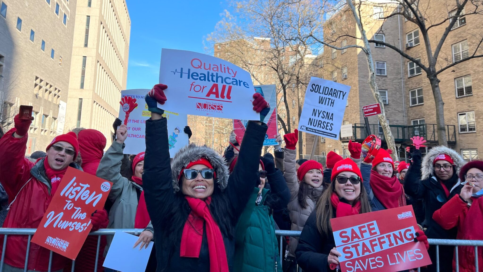 15,000 New York nurses strike for safe staffing and quality care ...