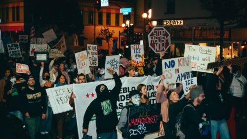 Protest in San Diego against ICE