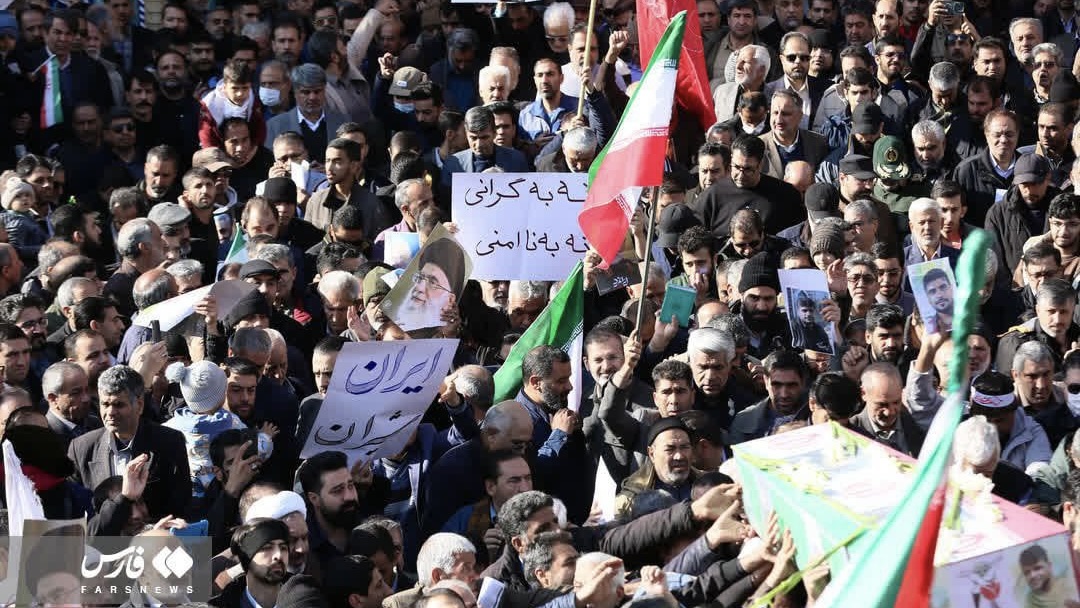 Mobilization against US threats, Kerman, Iran