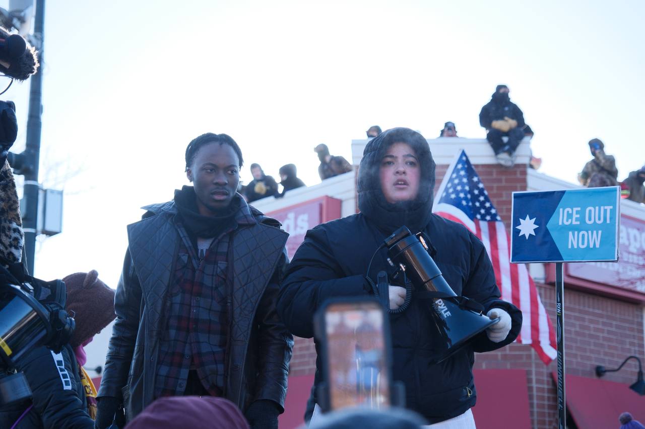 protest at site of Alex Pretti murder2