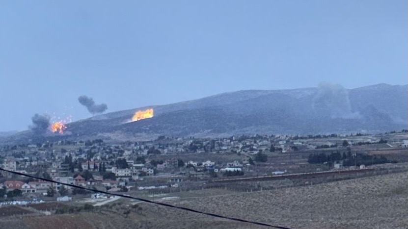 25 Israeli airstrikes target Bekaa Valley Feb 26 (1)