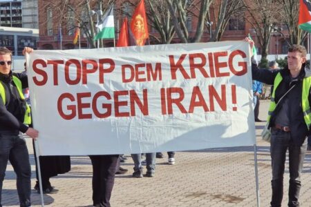 Berlin Iran protest Source: DKP Berlin/Facebook