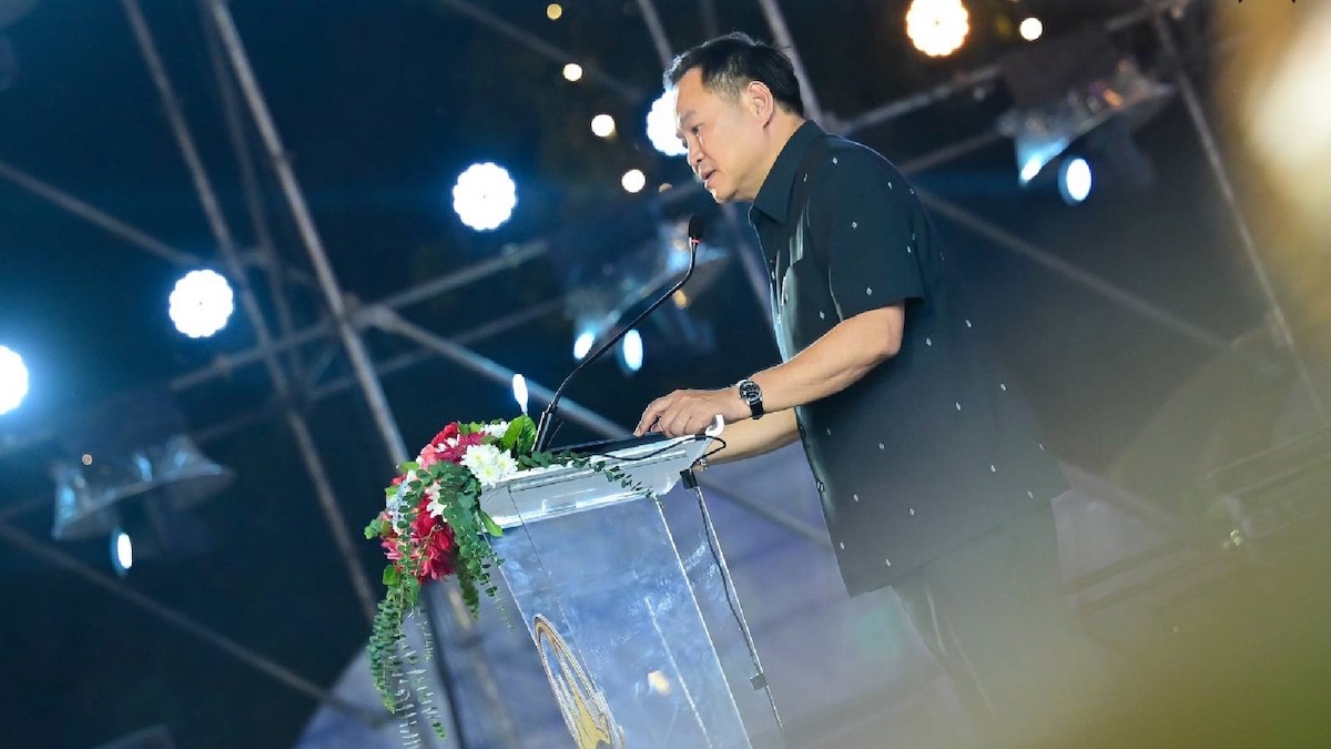 Thailand's Prime Minister and leader of Bhumjaithai Party Anutin Charnvirakul