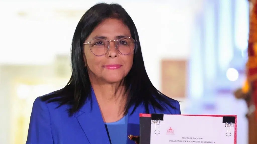 Acting President Delcy Rodriguez