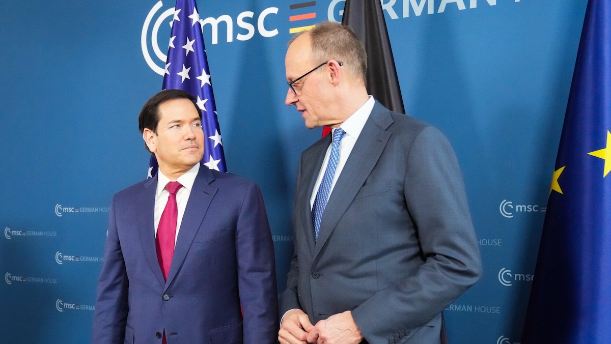 Marco Rubio and Friedrich Merz
