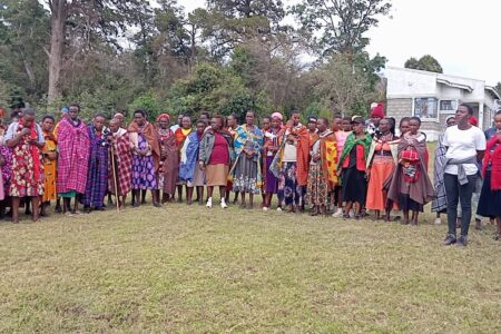 Members of the Yaaku Indigenous community and the East Africa Indigenous Women-led Assembly Members of the Yaaku Indigenous community and the East Africa Indigenous Women-led Assembly