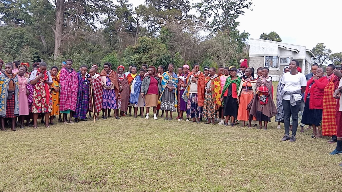Members of the Yaaku Indigenous community and the East Africa Indigenous Women-led Assembly
