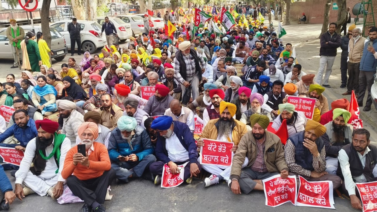 Punjab Electricity Employees, Peasants and Agricultural Workers on general strike (1)