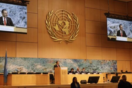 Yvan Gil speaking at UNHRC (1) Yvan Gil speaking at UNHRC (1)