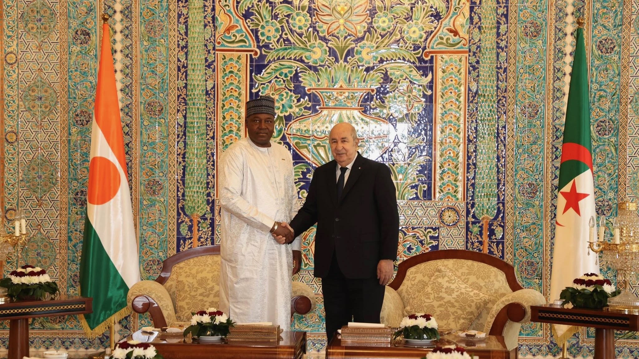 president of the Republic of Niger, Abdourahamane Tchiani, paid a two-day official visit to Algiers on February 15–16, 2026