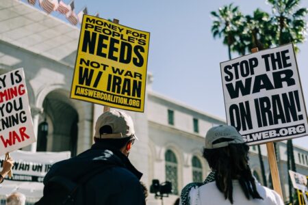 2026-03-07-NoWarIran-LA_3 Rally against the war on Iran