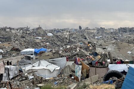Beit Lahia, in the Gaza strip, destroyed by Israeli bombardment Beit Lahia, in the Gaza strip, destroyed by Israeli bombardment