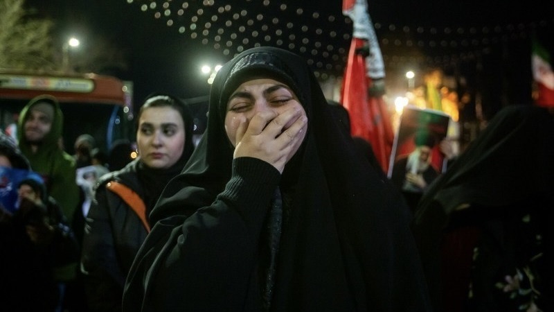 Funeral procession in Iran