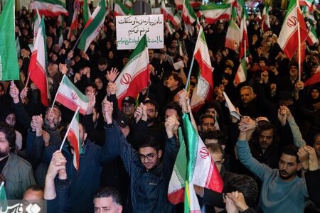 Mass rallies in Iran in support of the armed forces against US-Israel (1) Mass rallies in Iran in support of the armed forces against US-Israel
