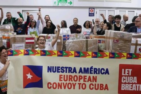 Nuestra America aid convoy (1) Nuestra America aid convoy (1)