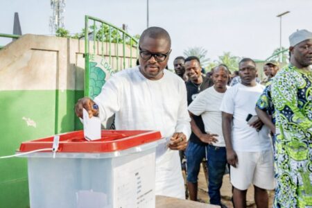 Romuald_Wadagni Romuald Wadagni casts ballot
