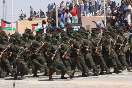 SADR 50 year commemoration Military march for SADR 50 year commemoration