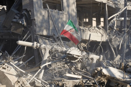 Sharif University of Technology Impact of bombing of Sharif University of Technology. Photo: Abbas Araghchi / X
