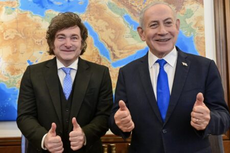 javier milei benjamin netanyahu 2 Argentine President Javier Milei and Israeli PM Benjamin Netanyahu. Photo: Netanyahu / X