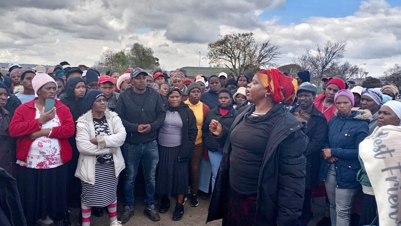 Members of AbM gather in protest of PIE Amendment Bill