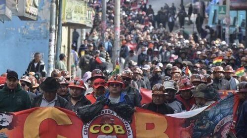 La Paz Bolivia COB general strike