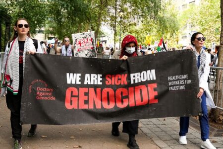 Doctors Against Genocide Sept 2025 Source: Doctors Against Genocide/Facebook