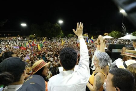 Ivan Cepeda pacto historico elections 2 Iván Cepeda campaign rally Colombia
