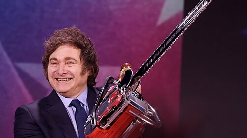 Argentine President Javier Milei