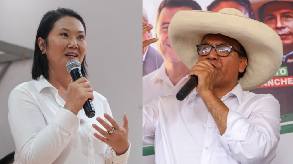 Keiko Fujimori and Roberto Sánchez