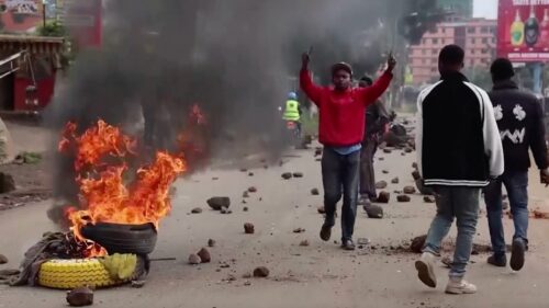 Roads in Kenya shutdown by transport strike